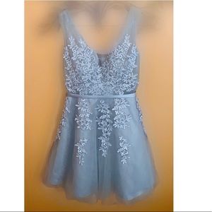 Silver and Grey Dress